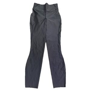 Lululemon Pants Womens 4 Grey Ribbed High Rise Leggings‎ LW5FD7S EUC